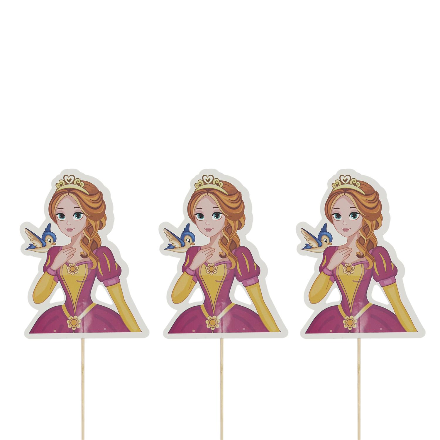 Set 4 piese patiserie, pentru prajitura Tsunami, Printesa - imagine 11