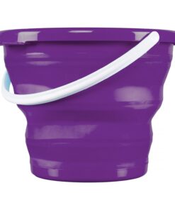 Galeata pliabila, plastic, 33x40x36.6 cm, mov