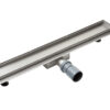 Rigola dus din INOX Laveo PLADO 70 cm, gratar liniar cu acoperire ceramica
