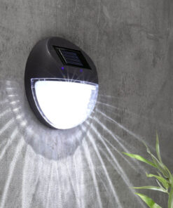 Lampa solara, spot de perete leduri albe