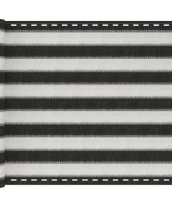 vidaXL Prelată pentru balcon din HDPE, 75 x 600 cm, antracit și alb