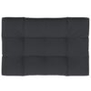 vidaXL Pernă de scaun de grădină, negru, 120x80x10 cm, material textil