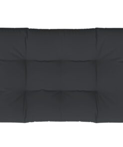 vidaXL Pernă de scaun de grădină, negru, 120x80x10 cm, material textil