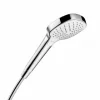 Para dus Hansgrohe Croma Select E Vario , Alb & Crom