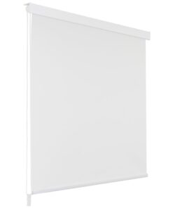 vidaXL Roletă perdea de duș 160x240 cm Alb