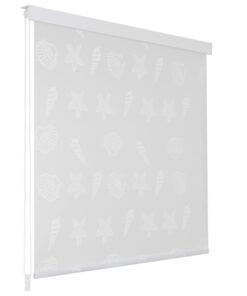 vidaXL Roletă perdea de duș 120x240 cm Model stea de mare