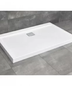 Cadita dus dreptunghiulara Radaway Argos D, 140X90X5,5 cm, acrilica