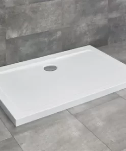 Cadita dus dreptunghiulara Radaway Doros D, 120X90X5 cm, acrilica