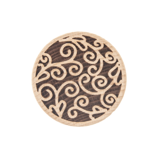Stampila pentru ornat aluatul, diametru 5,5 cm, Tulpini - imagine 2