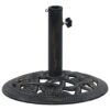 vidaXL Bază de umbrelă, negru și bronz, 9 kg, 40 cm, fontă