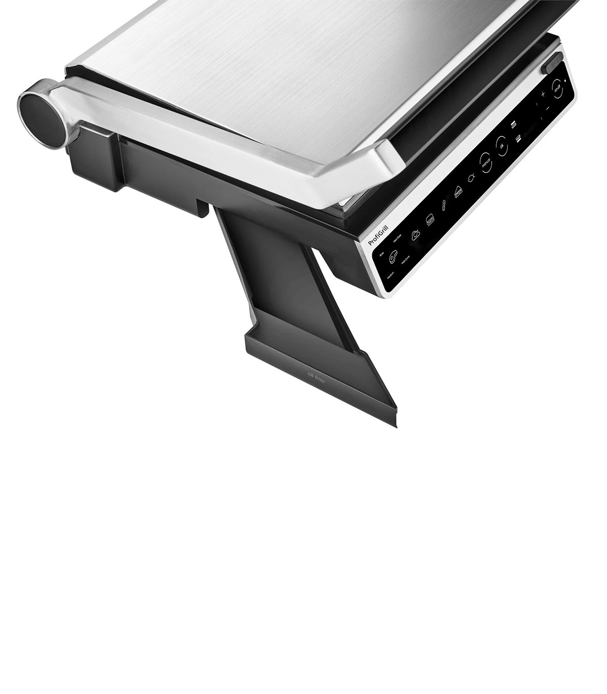 Gratar electric Amica GK 5011 ProfiGrill, 2000 W, 6 programe automate, program manual grill , Inox/Silver - imagine 6