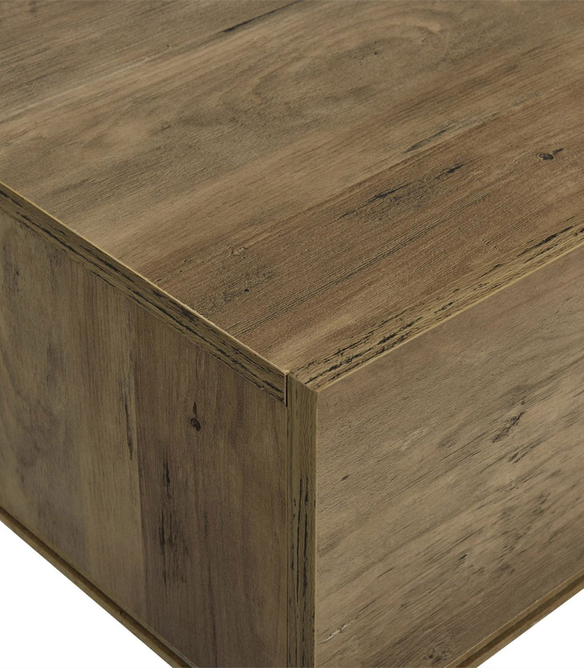 Noptiera montabila pe perete, un sertar, 46 x 30 x 15 cm, PAL, aspect lemn stejar - imagine 7