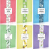Set de 6 odorizante pentru dulap La Bellefee, multicolor, 12,5 x 17 cm