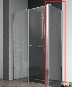 Perete lateral cabina dus Radaway Eos II KDS, 100 x 197 cm