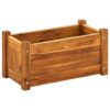 vidaXL Strat înălțat de grădină, 50x25x25 cm, lemn de acacia