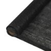 vidaXL Plasă protecție vizuală, negru, 2x10 m, HDPE
