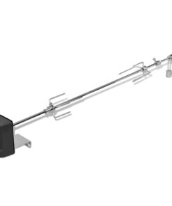 vidaXL Rotisor cu motor profesional pentru grătar, oțel, 1000 mm