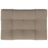 vidaXL Pernă scaun de grădină, gri taupe, 120x80x10 cm, textil
