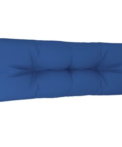 vidaXL Pernă canapea din paleți, albastru regal, 120 x 40 x 10 cm