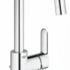 Baterie lavoar Grohe BauEdge monocomanda 1/2" cu set de scurgere, marime L