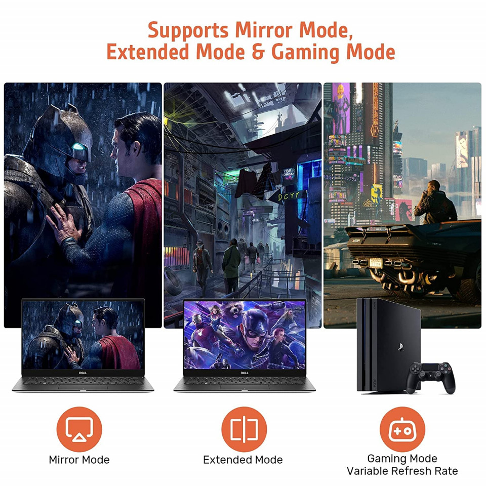 Cablu HDMI Alxum, 8K, negru/gri, 3 m - imagine 4