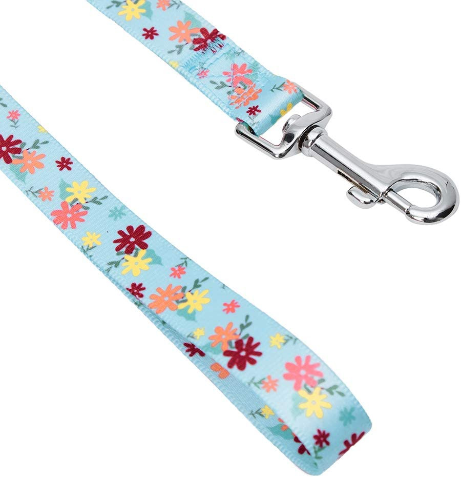 Lesa pentru caine Umi, cu model floral, multicolor, marimea S - imagine 3