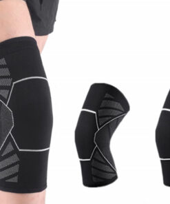 Set de 2 genunchiere LIBAIJIAA, poliester/spandex, negru, marimea L