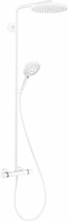Sistem dus Hansgrohe Raindance Select S 240, baterie termostatata, alb mat