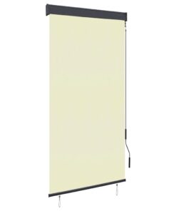 vidaXL Jaluzea tip rulou de exterior, crem, 80 x 250 cm