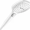 Para dus Hansgrohe Raindance Select E 120 cu 3 jeturi, alb mat