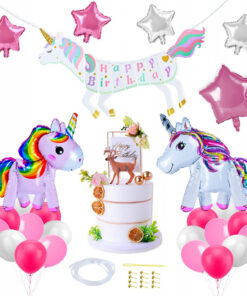 Set aniversar KATELUO, folie/latex, multicolor, 66 piese