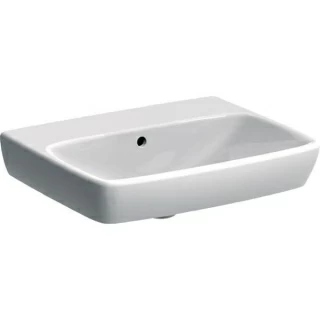 Lavoar suspendat Geberit Selnova Square 55x44xH17,5 cm fara orificiu baterie