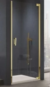 Usa de nisa batanta SanSwiss Cadura CA1, 75xH200 cm profil auriu, varianta dreapta