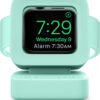 Statie de incarcare pentru Apple Watch YourLovely, silicon, verde deschis
