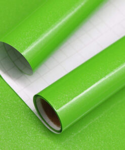 Tapet autoadeziv Decoroom, PVC, verde, 40 x 300 cm