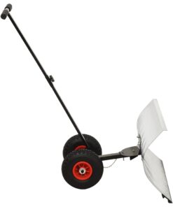 vidaXL Lopată manuală pentru zăpadă, cu roți