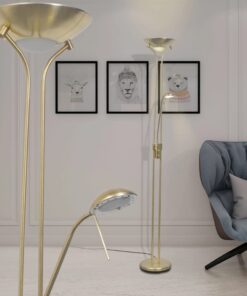 vidaXL Lampă de podea cu LED reglabilă, 23 W