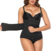 Corset modelator FeelinGirl, neopren/poliamida, negru, marimea XL
