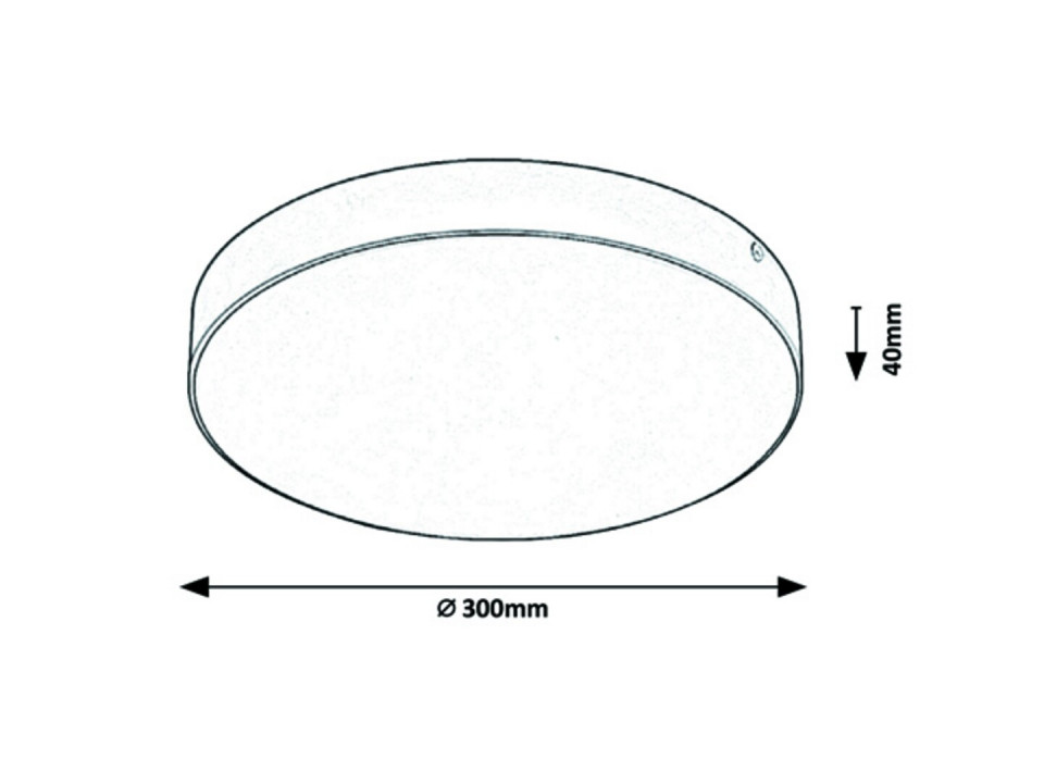 Plafoniera Tartu LED rotund, alb mat, 2500 lm, temperatura de culoare ajustabila (2800-6000K), 7894, Rabalux - imagine 6