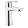 Baterie lavoar marimea M Grohe Bauegde,furtune flexibile, crom-23758000