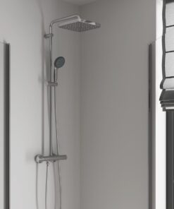 Coloana cabina dus Grohe Vitalio Start, palarie patrata 25 cm, baterie cu termostat-26696000