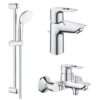 Pachet baterii baie 3 in 1 Grohe Bauloop marimea S-(23335001,23602001,27853003 )