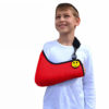 Orteza pentru brat 4DflexiSPORT, 8-9ani, poliester, rosu/negru, 16 x 21 x 3 cm