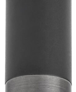 Plafoniera Zircon, metal, negru mat, argintiu, 1 bec, dulie GU10, 5074, Rabalux