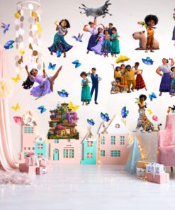 Set 9 stickere Babath, personaje Encanto, PVC, multicolor