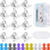 Set de 24 magneti pentru frigider CITAMAMA, nichel , multicolor