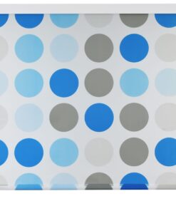 vidaXL Roletă perdea de duș 120x240 cm Model cercuri
