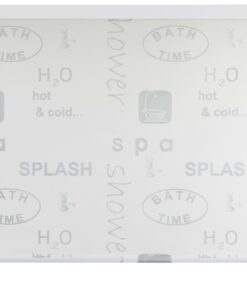vidaXL Roletă perdea de duș 160x240 cm Imprimeu Splash