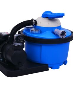 vidaXL Pompă filtru cu nisip, cu temporizator, 450 W 25 L