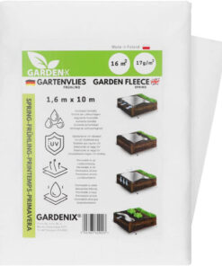 Folie pentru protectia plantelor GARDENIX, polipropilena, alb, 1,6 x 10 m